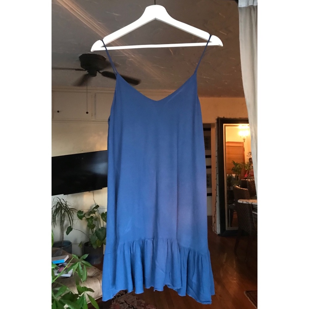 Vintage 2014 Blue Mini Slip Dress, By Lovely Day, from Need Supply Co. Boutique